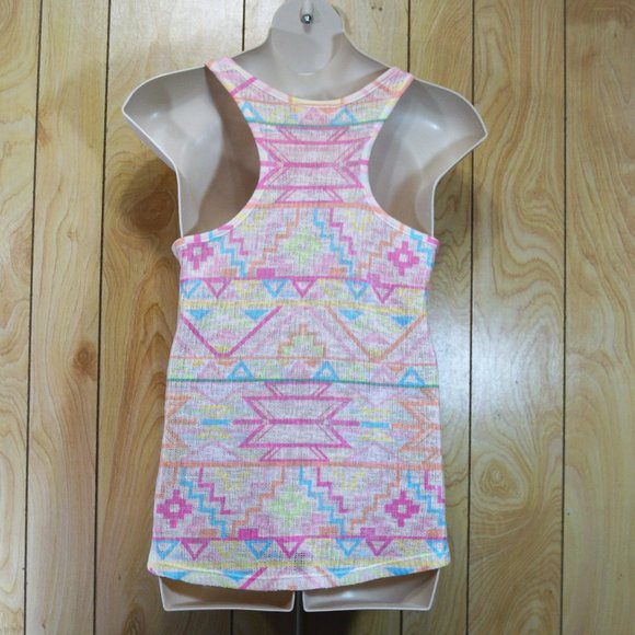 Maurices Crocheted Racerbank Azteck Print Tank - Picture 5 of 9